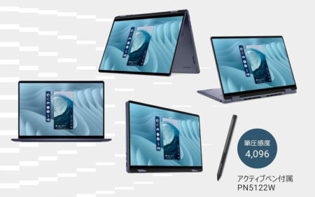 Dell 16 Plus 2-in-1 DB06250の各モード